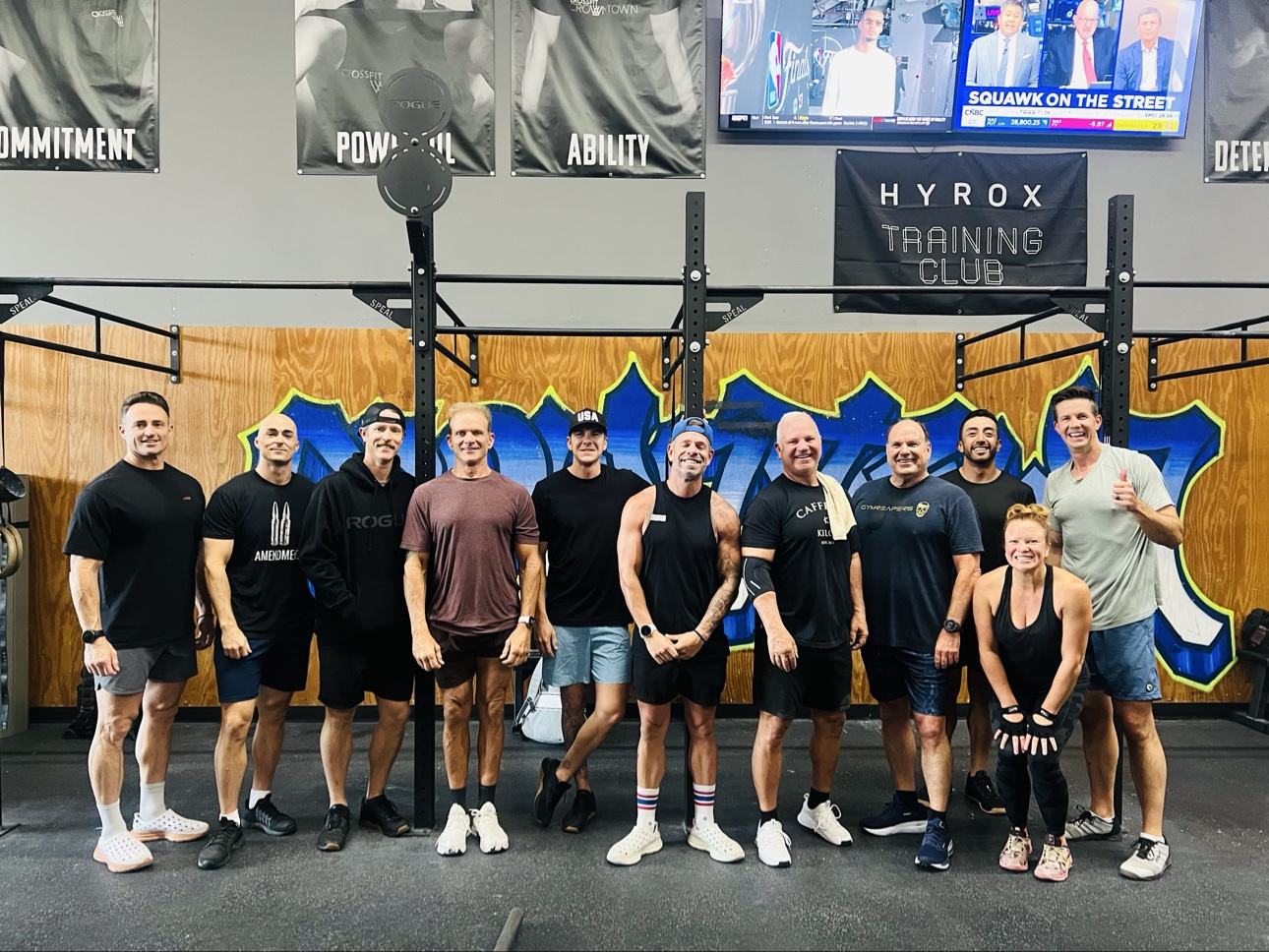 CrossFit CrownTown HYROX Training Club members